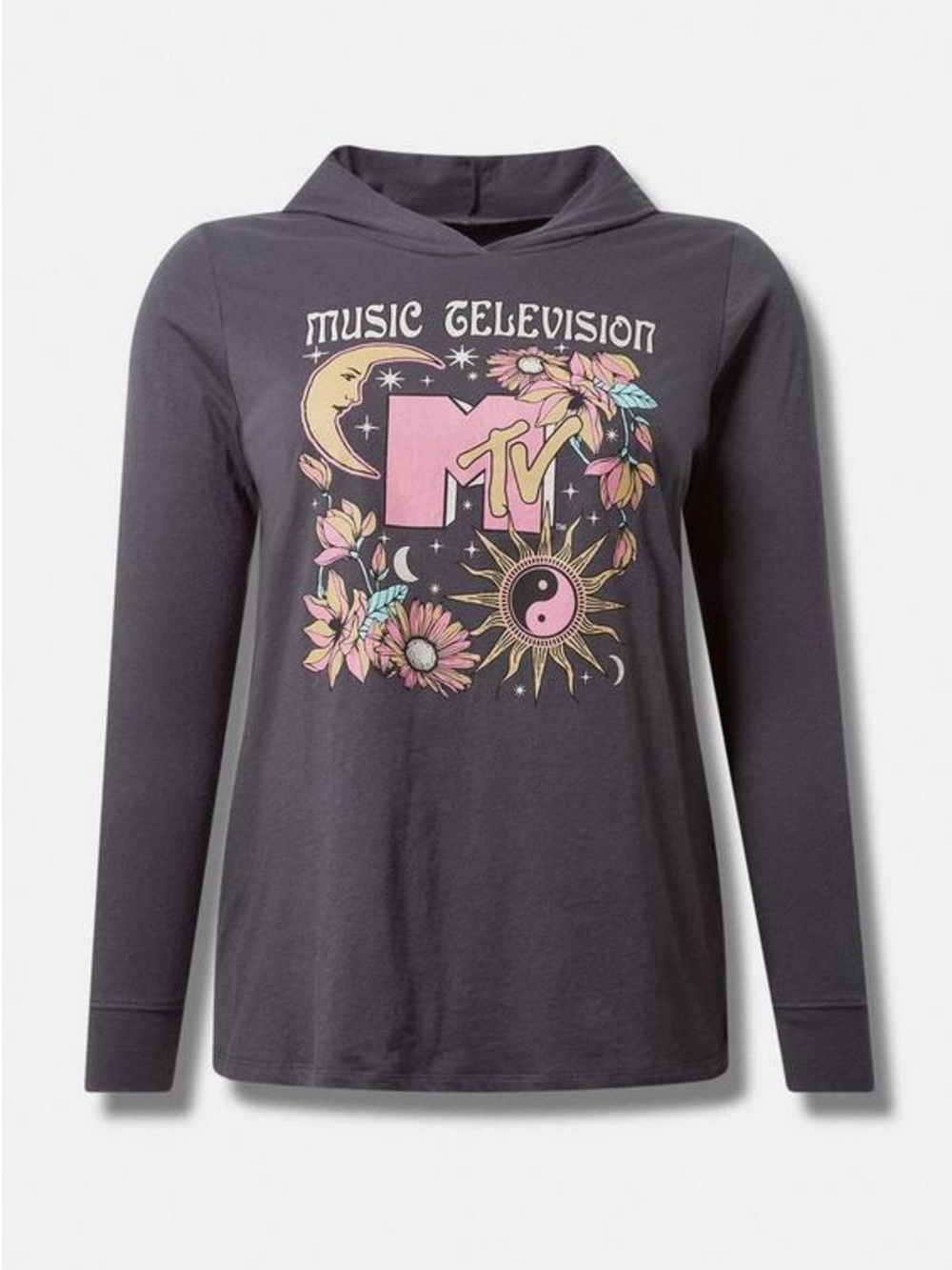NWT Torrid MTV Classic Fit Cotton Vintage Hoodie Tee